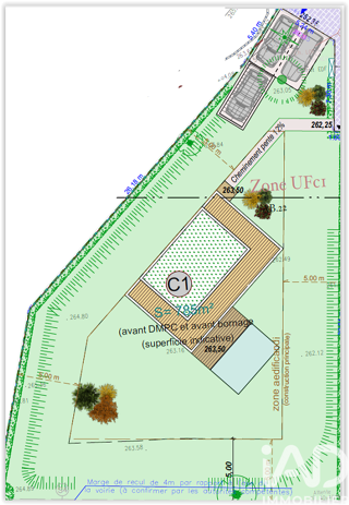  Terrain � vendre 785 m�