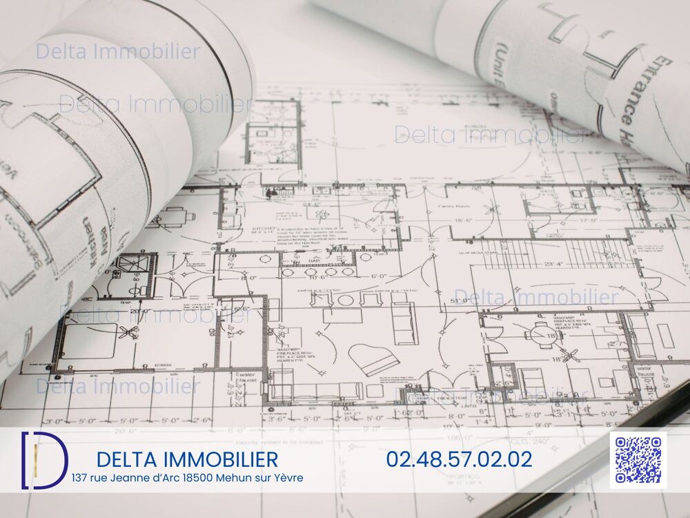 Vente Terrain Terrain constructible de 1576m² Mehun sur yevre