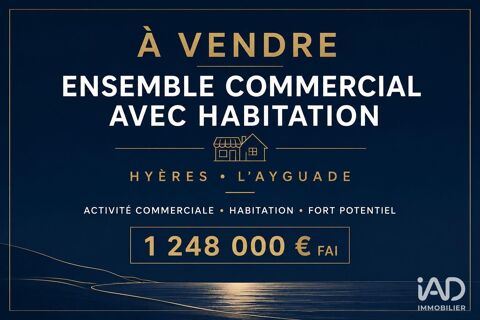 Vente Boutique/Local commercial 115 m&sup2; 1248000 83400 Hyères