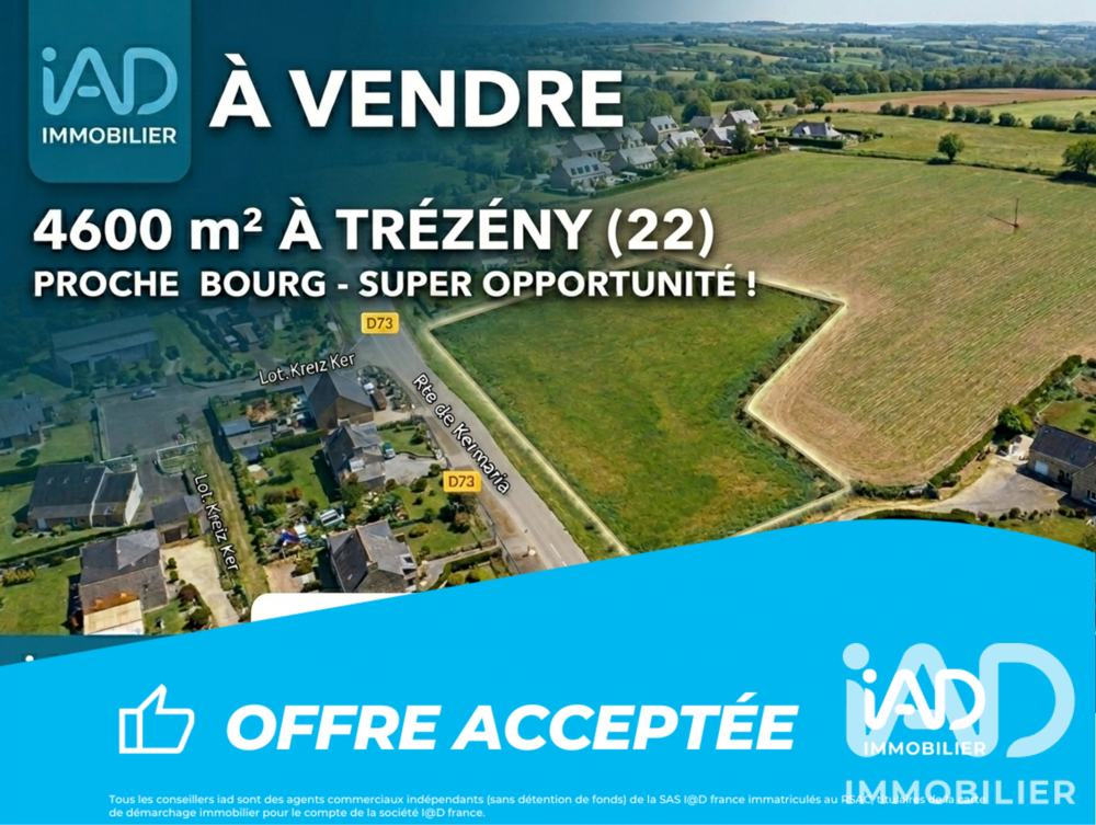 Vente Terrain Vente Terrain 4 678 m&sup2; Trézény