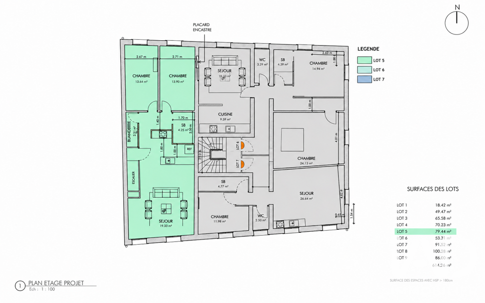 Vente Appartement 3 pièces