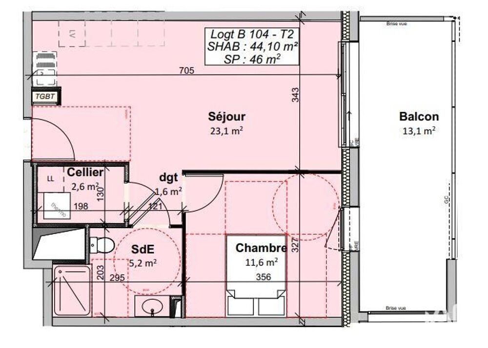 Vente Appartement 2 pièces