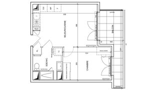  Appartement à vendre 2 pièces 38 m²
