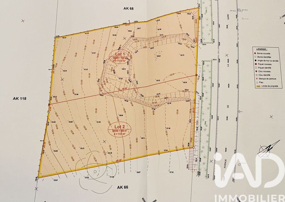 Vente Terrain Vente Terrain à bâtir 2 274 m&sup2; Fère-en-tardenois