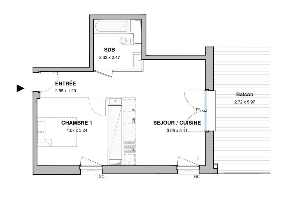 Vente Appartement Vente Appartement 2 pièces Montpellier