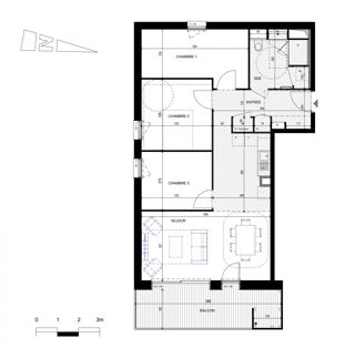  Appartement à vendre 4 pièces 77 m²