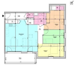  Appartement à vendre 4 pièces 88 m²