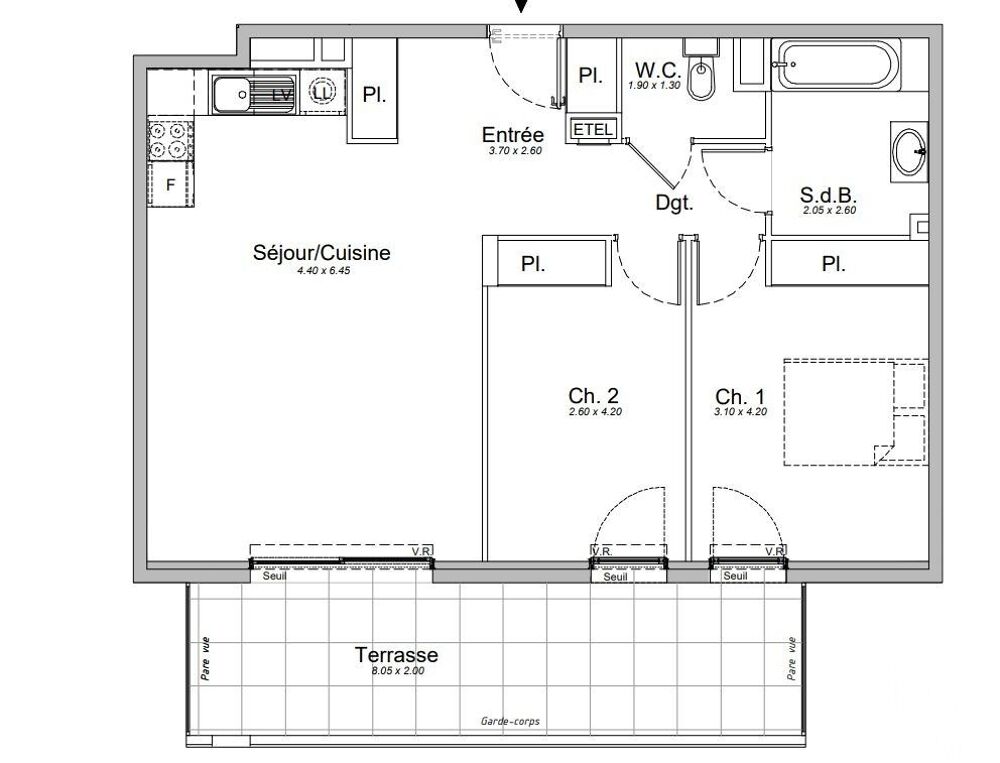 Vente Appartement Vente Appartement 3 pièces Saint-laurent-du-var