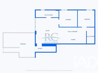  Appartement à vendre 3 pièces 82 m²