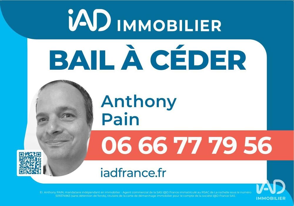 Vente Autre Vente Droit au bail 45 m&sup2; La rochelle