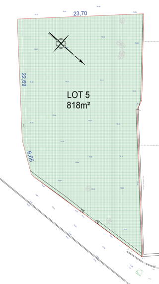  Terrain � vendre 818 m�
