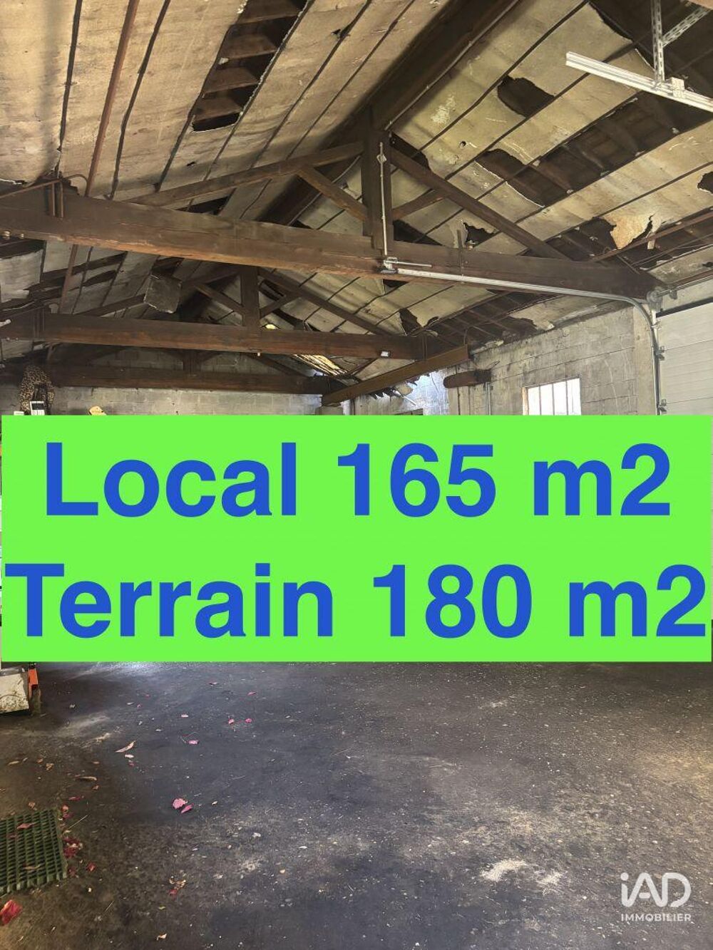 Vente Atelier 540 m&sup2;