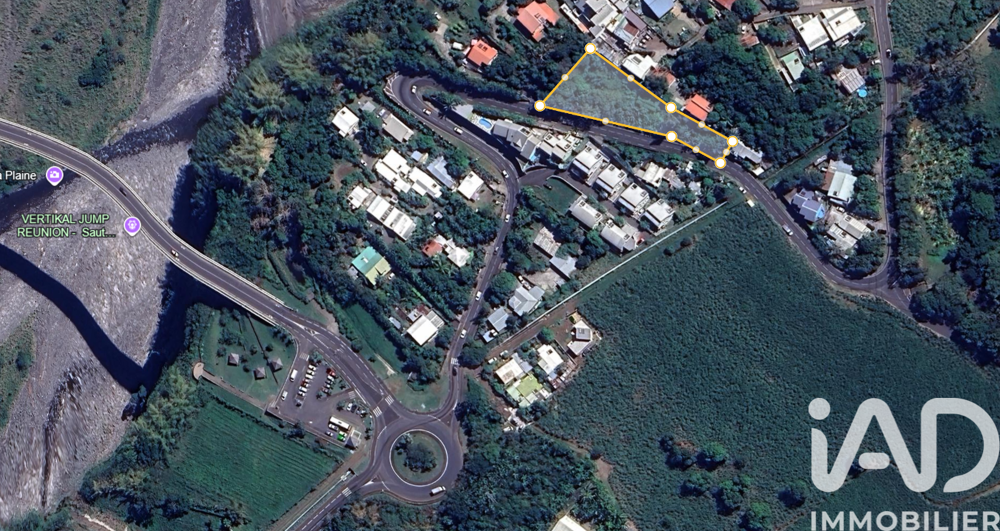 vente Terrain - 1618 m² Saint-Pierre (97410)