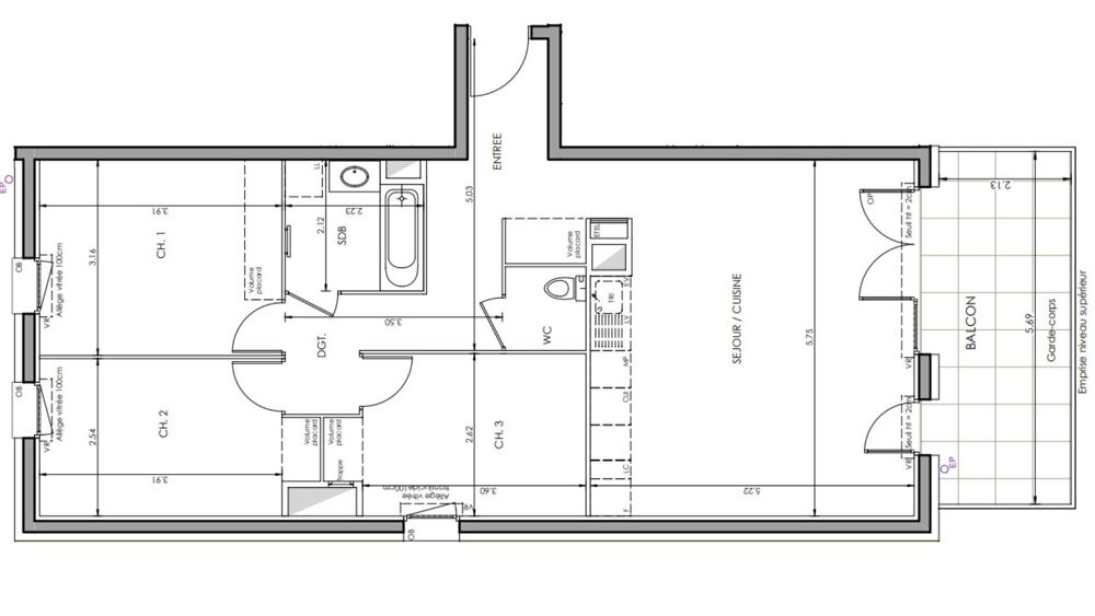 Vente Appartement 4 pièces