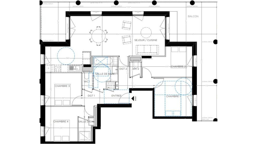 Vente Appartement 5 pièces