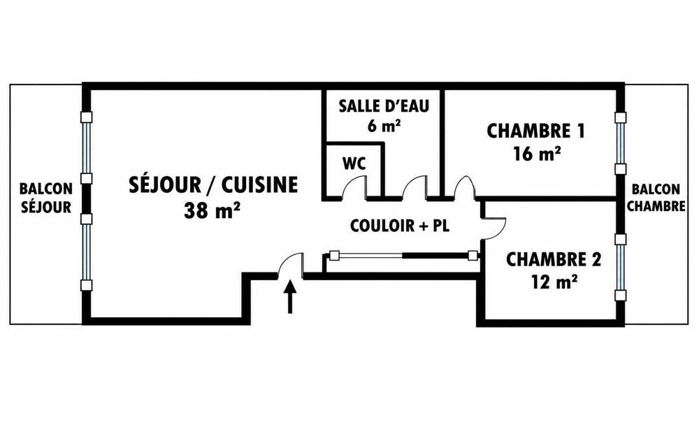 Vente Appartement Vente Appartement 3 pièces Le cannet
