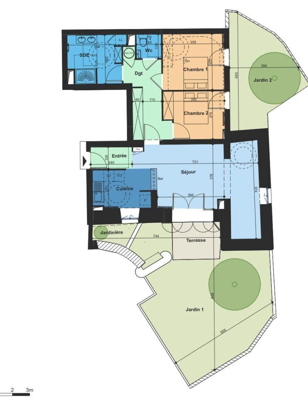 Vente Appartement 3 pièces