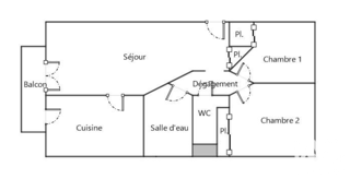  Appartement à vendre 3 pièces 64 m²
