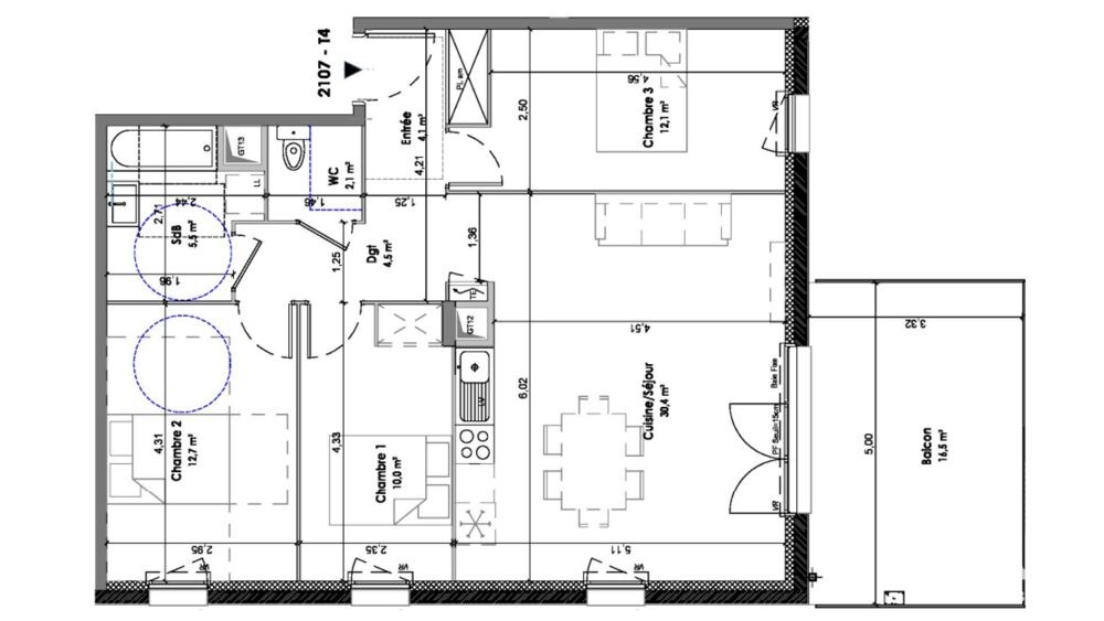 Vente Appartement Vente Appartement 4 pièces Riom