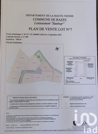  Terrain à vendre 1001 m²