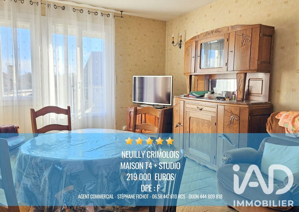 Vente Maison Vente Maison/villa 5 pièces Neuilly-crimolois