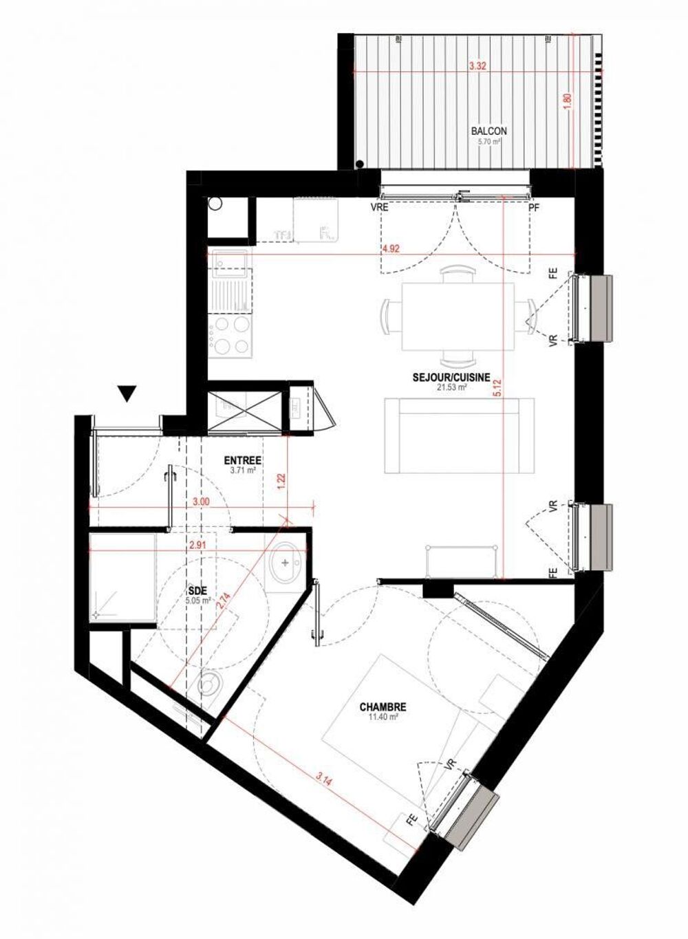 Vente Appartement Vente Appartement 2 pièces Saint-nazaire