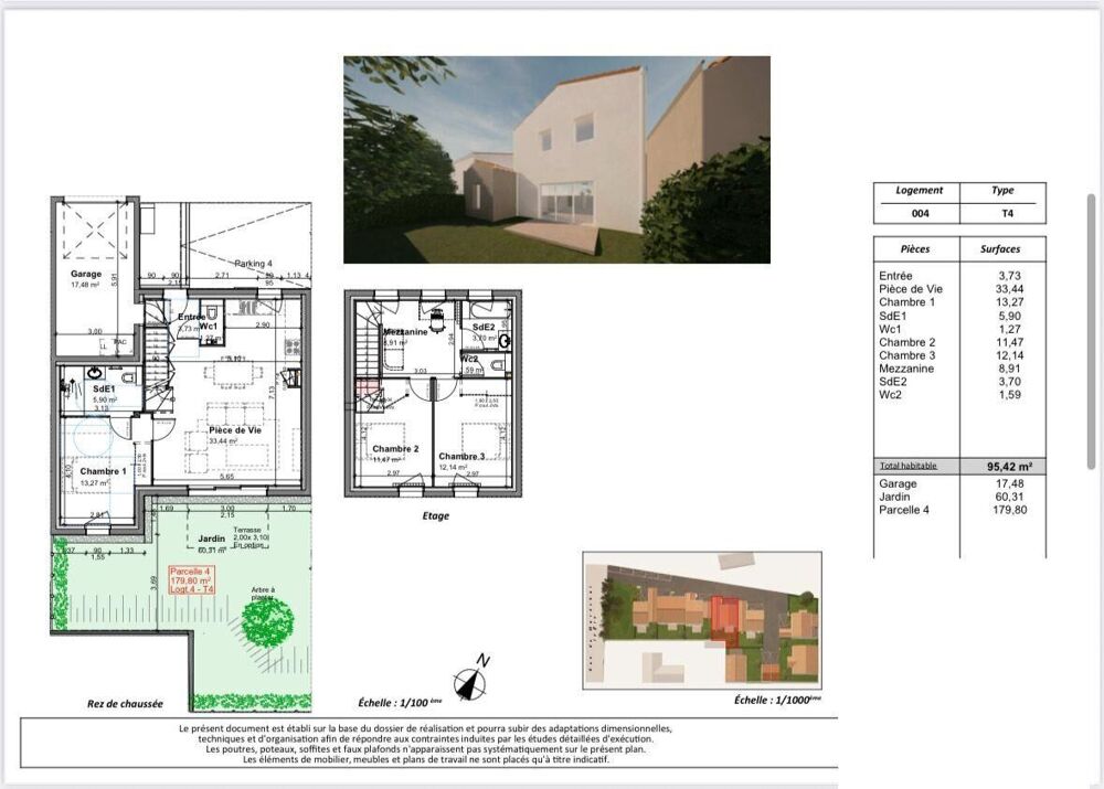 Vente Maison/villa 4 pièces