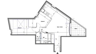  Appartement � vendre 3 pi�ces 61 m�