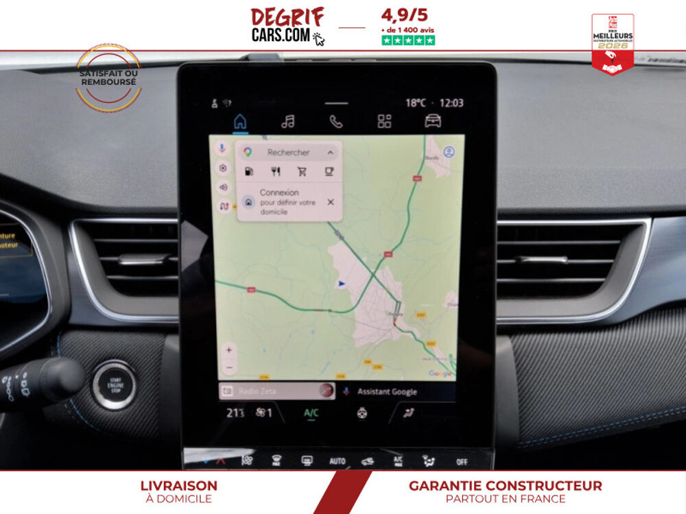Captur E-Tech full hybrid 160 ch esprit Alpine + CAM&Eacute;RA 360 2026 occasion 35830 Betton