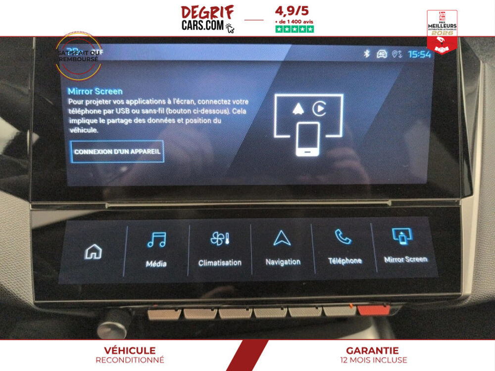 308 Hybrid 145 e-DCS6 Allure + PACK VISION 360 2025 occasion 35830 Betton