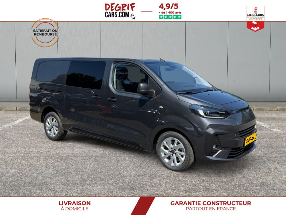 Scudo XL NOUVEAU MOTEUR 2.2 BlueHDi 180 EAT8 CABINE APPROFONDIE 5 2026 occasion 35830 Betton