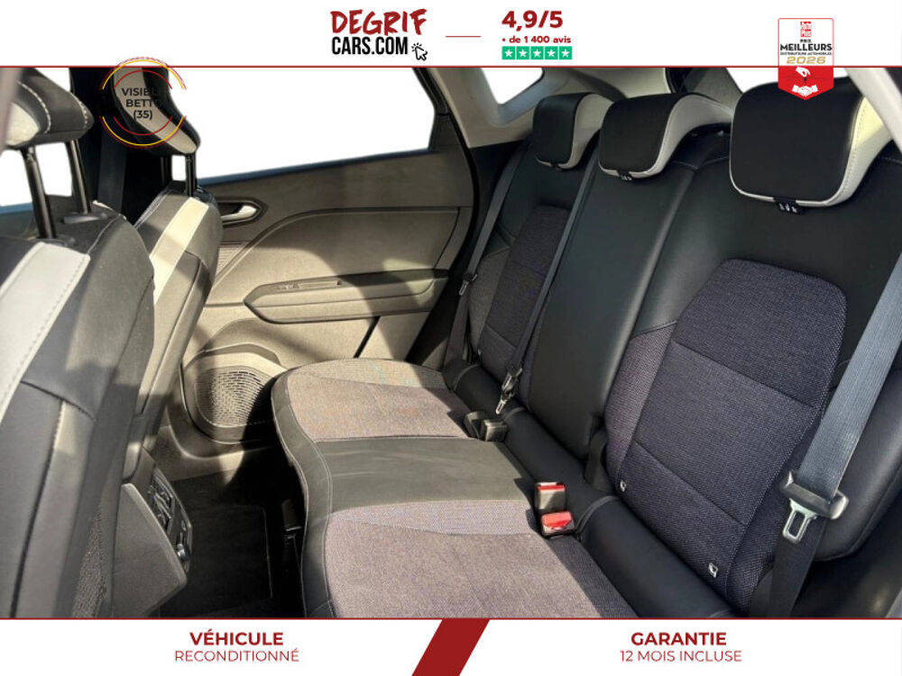 Captur 1.6 E-Tech Hybride Rechargeable 160 Techno + Pack Driving As 2022 occasion 35830 Betton