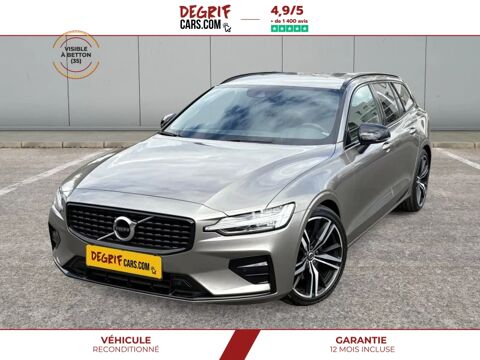 Volvo V60 B4 Micro-Hybride Diesel 197 Geartronic R-Design - TVA RECUPE 2022 occasion Betton 35830