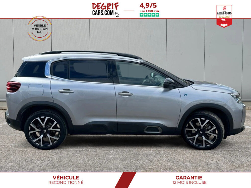 C5 aircross Hybrid Rechargeable 225 &euml;-EAT8 Shine Pack + CHARGEUR 7,4 KW 2023 occasion 35830 Betton