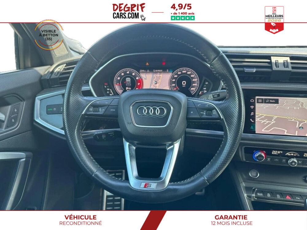 Q3 1.5 35 TFSI 150CH S-tronic S Line + ECLAIRAGE D\'AMBIANCE + 2019 occasion 35830 Betton