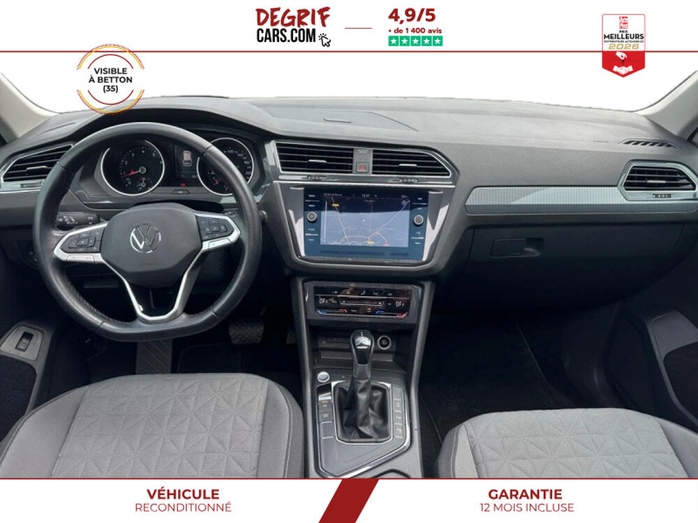 Tiguan 1.5 TSI 150 DSG7 Life + TOIT OUVRANT + TETE HAUTE + DISCOVER 2020 occasion 35830 Betton