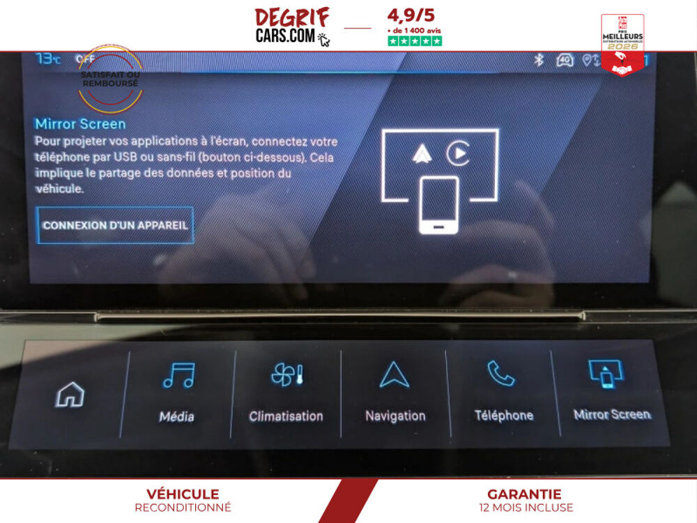 408 Hybrid 136 e-DCS6 Allure + PACK NAVIGATION 2024 occasion 35830 Betton