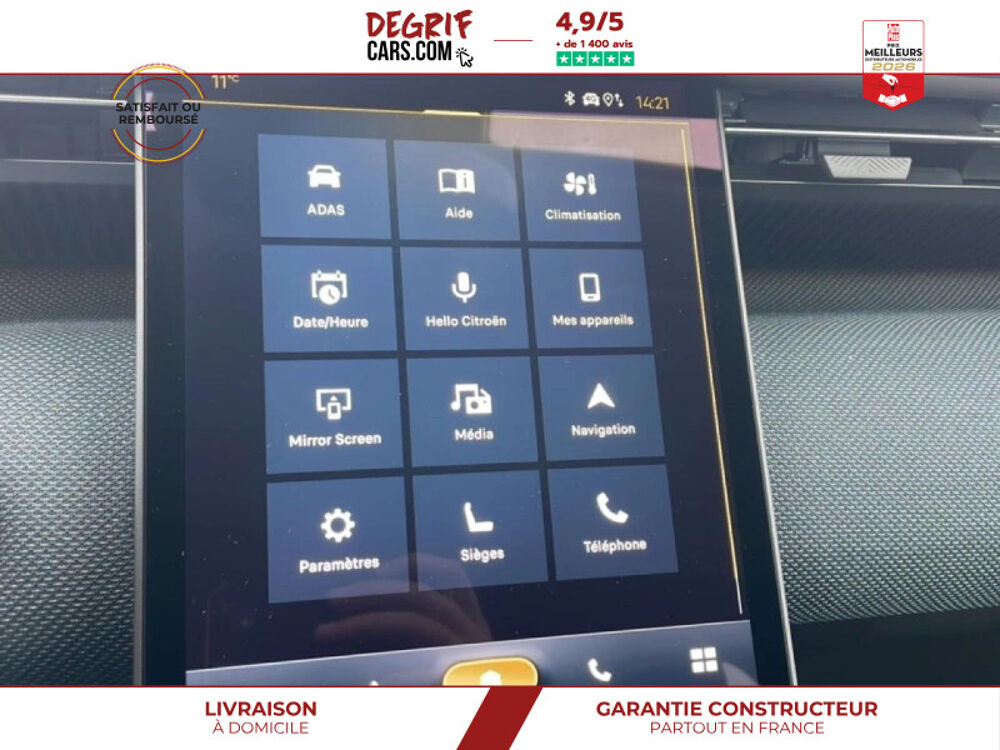 C5 aircross 1.2 hybride 145 plus boite automatique 2026 occasion 35830 Betton