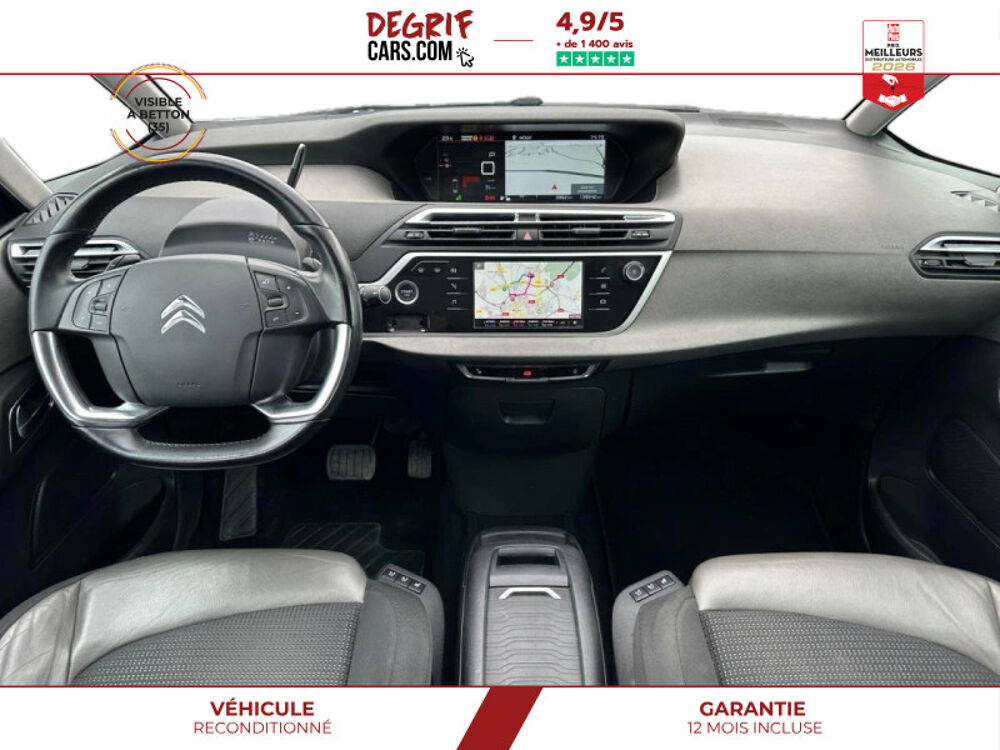 C4 Spacetourer Grand 1.6 BlueHDi 120 EAT6 Shine 7 Places + GARANTIE 12 MOIS 2018 occasion 35830 Betton