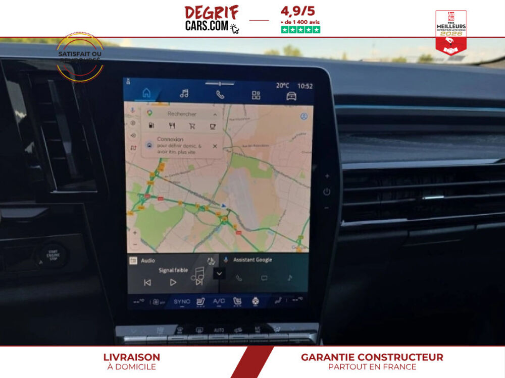 Divers Espace full hybrid E-Tech 200 ch 7pl Iconic + CAM&Eacute;RA 360 2026 occasion 35830 Betton
