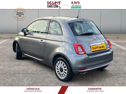 500 1.2i 69 Lounge + ETHANOL + TOIT PANORAMIQUE + RADARS + GARAN 2017 occasion 35830 Betton