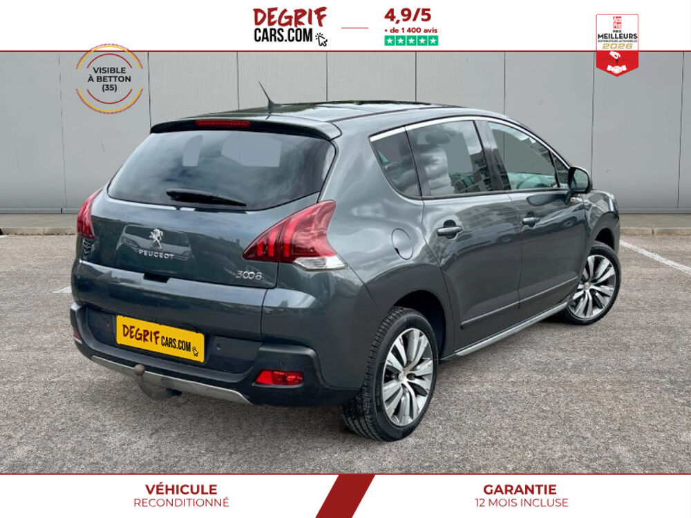 3008 1.6 BlueHDi 120 EAT6 Allure + ATTELAGE + TOIT PANORAMIQUE + 2016 occasion 35830 Betton
