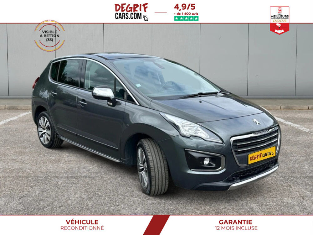 3008 1.6 BlueHDi 120 EAT6 Allure + ATTELAGE + TOIT PANORAMIQUE + 2016 occasion 35830 Betton