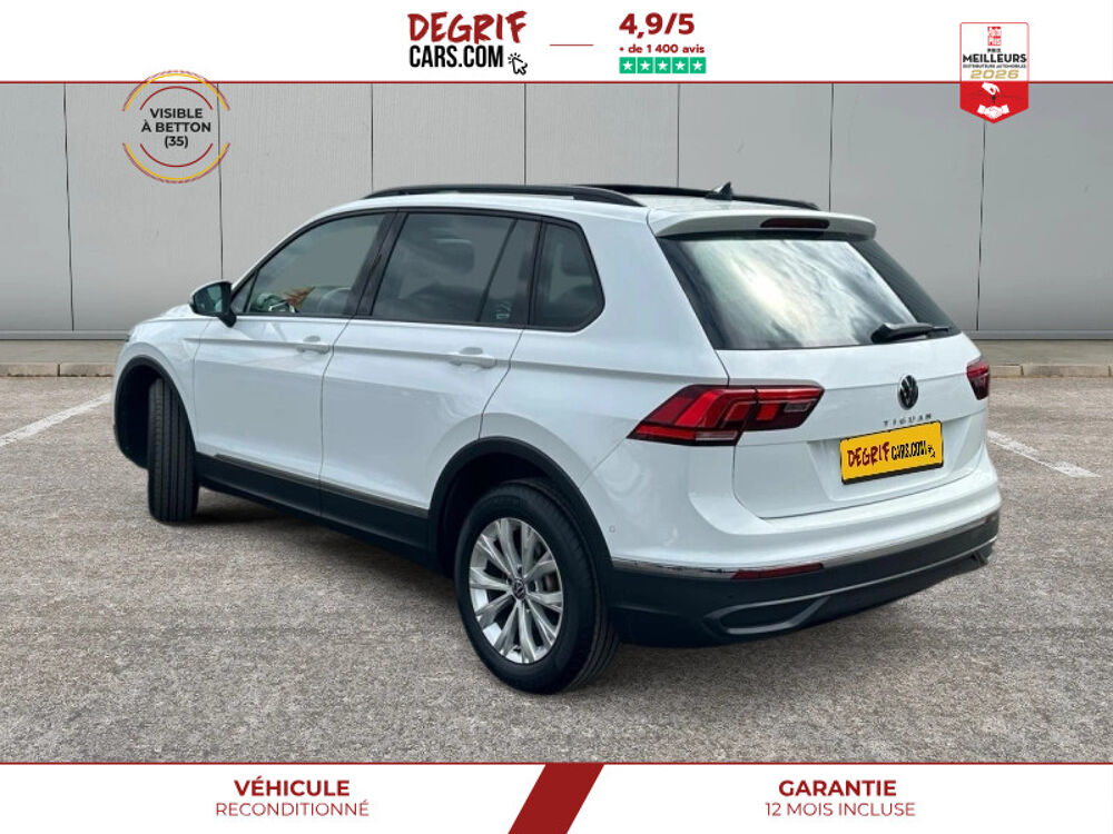 Tiguan 1.5 TSI 150 DSG7 Life + TOIT OUVRANT + TETE HAUTE + DISCOVER 2020 occasion 35830 Betton