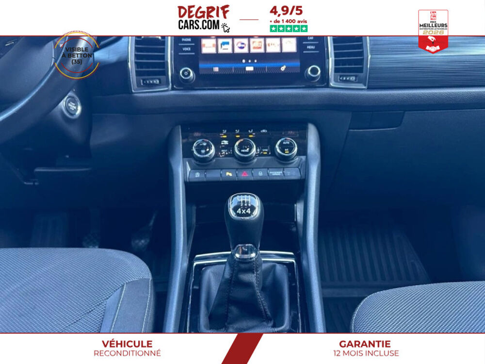 Kodiaq 2.0 TDI 150 4x4 Active + 7 PLACES + GARANTIE 12 MOIS 2018 occasion 35830 Betton