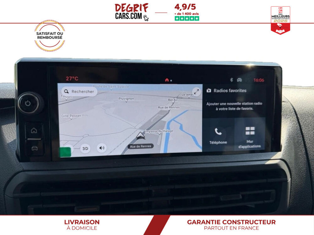 Scudo XL NOUVEAU MOTEUR 2.2 BlueHDi 180 EAT8 CABINE APPROFONDIE 5 2026 occasion 35830 Betton