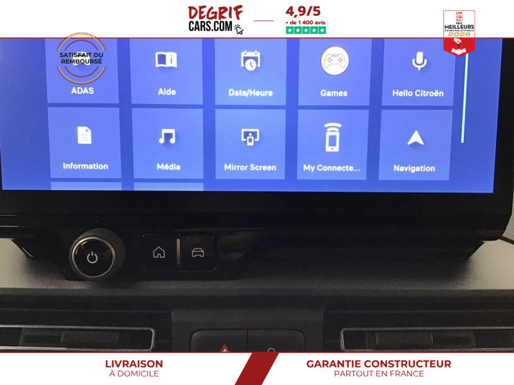 Berlingo PACK HERO COMFORT 1.5 Bluehdi 100ch Bvm6 Pack Hero Comfort 2026 occasion 35830 Betton