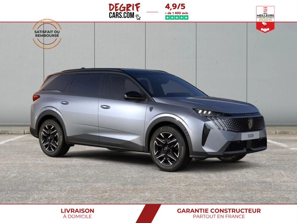 5008 Nouveau Hybrid 145 e-DCS6 GT 7PL + TOIT OUVRANT + ATTELAGE + 2025 occasion 35830 Betton