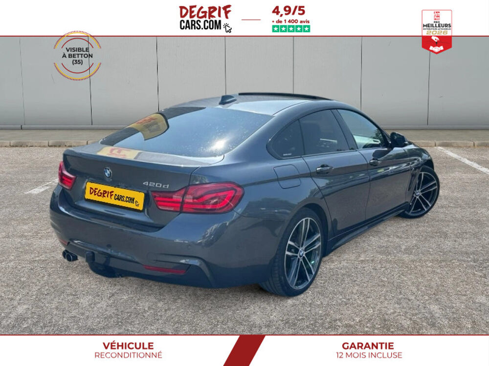 Divers 420d Gran Coup&eacute; M Sport BVA8 F36 LCI + CARPLAY + TETE HAUTE 2019 occasion 35830 Betton