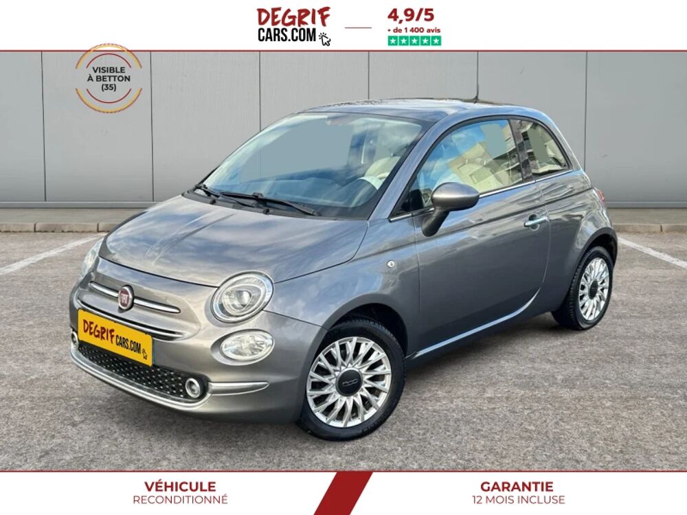 500 1.2i 69 Lounge + ETHANOL + TOIT PANORAMIQUE + RADARS + GARAN 2017 occasion 35830 Betton